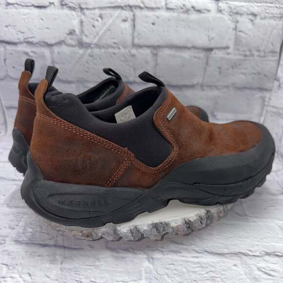 Merrell Coldpack 3 Thermo Moc Men’s Slip‑On Shoes Brown Waterproof Size 15 main image 12